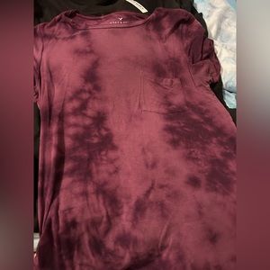 American Eagle Soft and Sexy maroon shirt